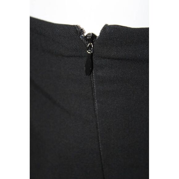 Serge & Real Womens Mid Rise Tapered Pleated Ankle Pants Black Size 4 - Picture 4 of 5